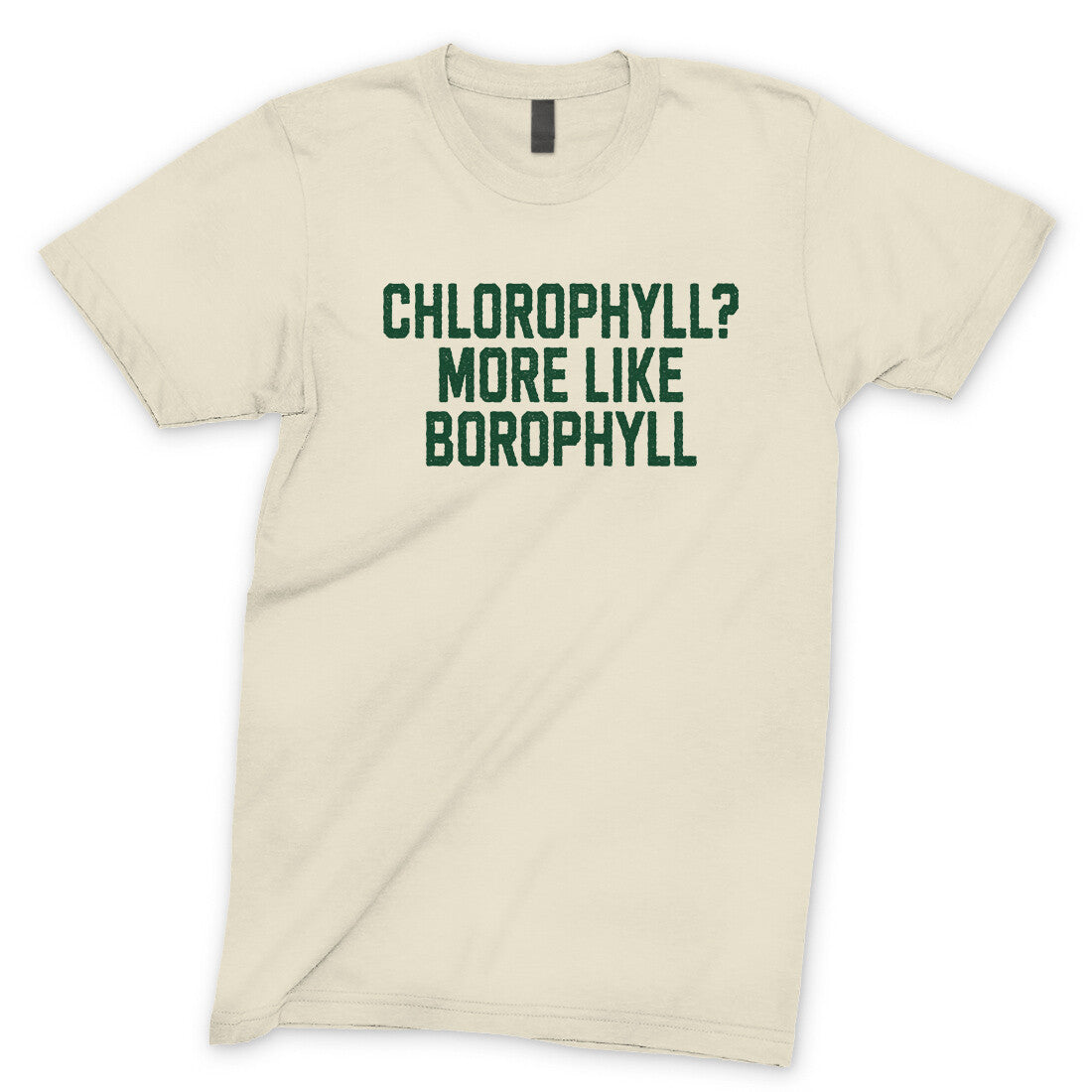 Chlorophyll More Like Borophyll in Natural Color