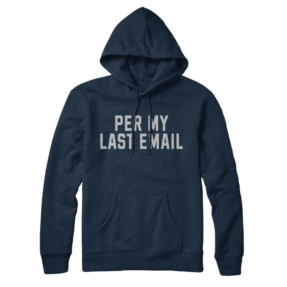 Per My Last Email in Navy Blue Color