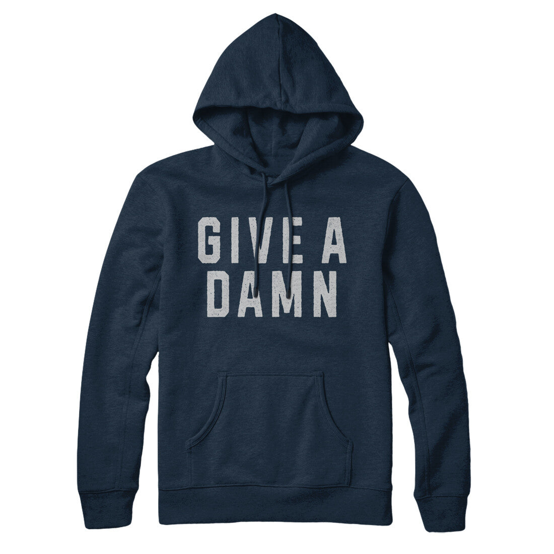 Give a Damn in Navy Blue Color