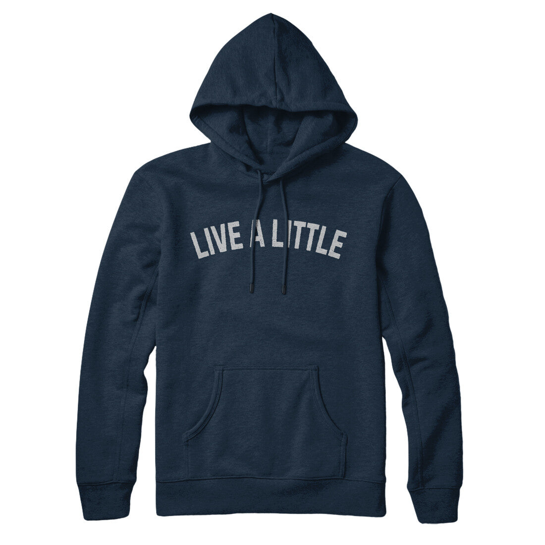 Live a Little in Navy Blue Color
