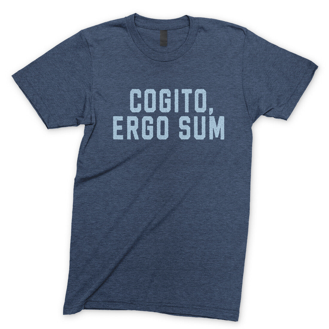 Cogito Ergo Sum in Navy Heather Color