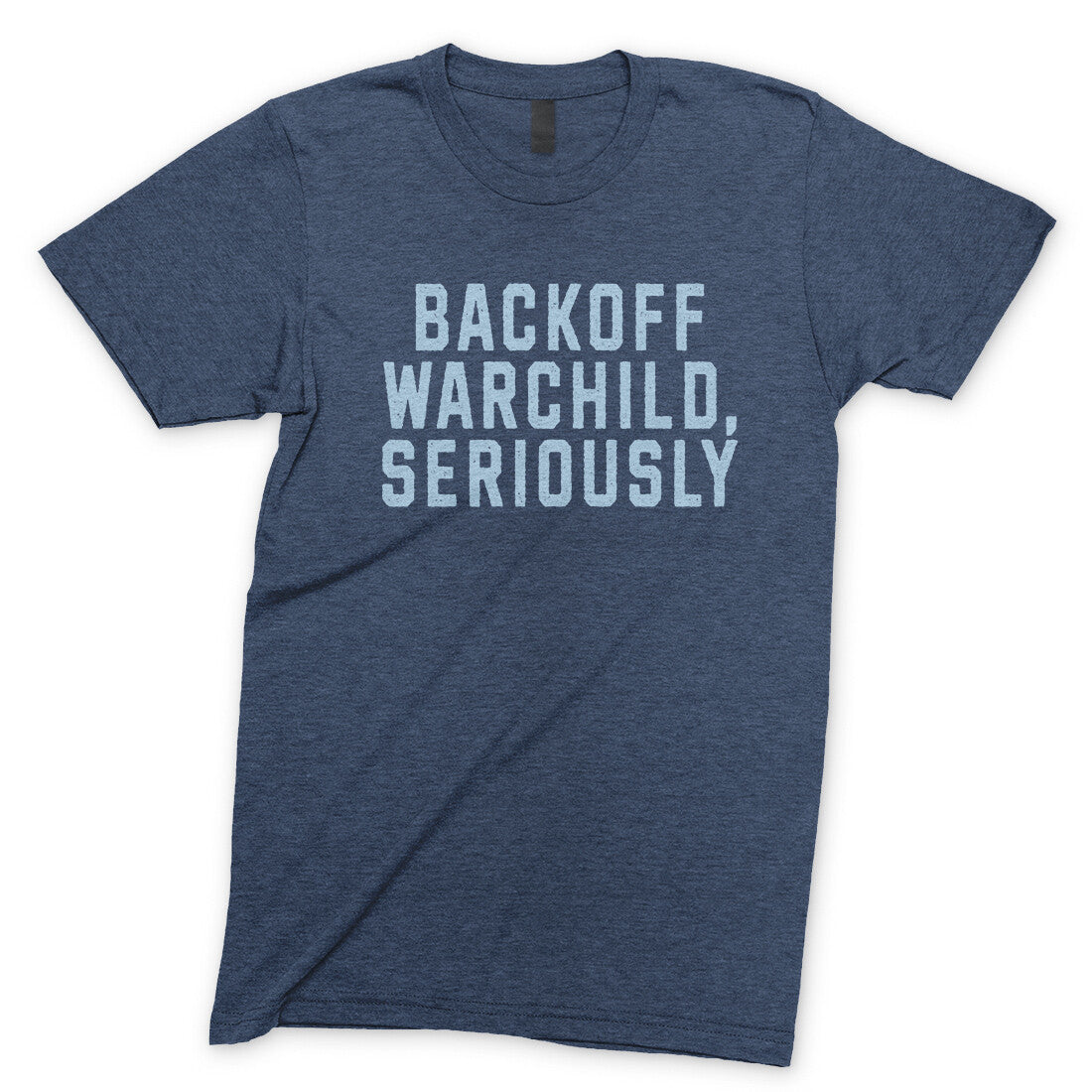 Backoff Warchild Seriously in Navy Heather Color