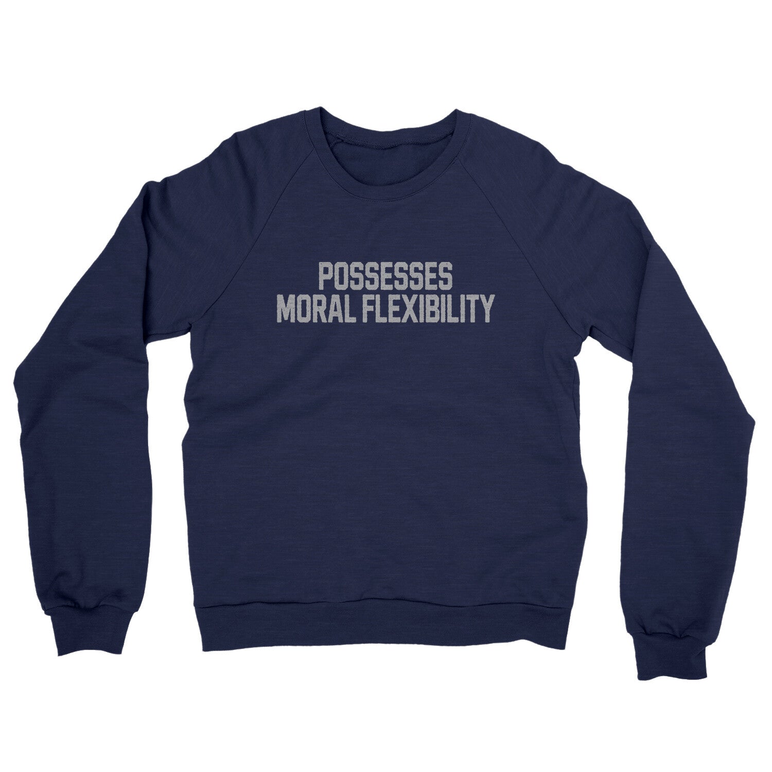 Possesses Moral Flexibility in Navy Color