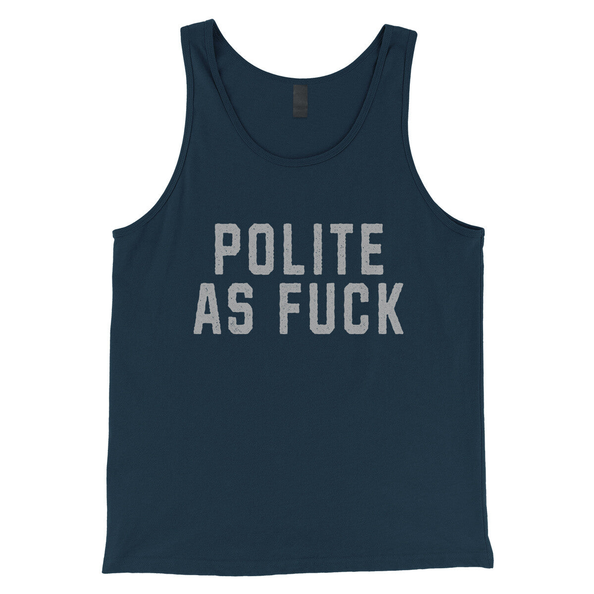 Polite as Fuck in Navy Color