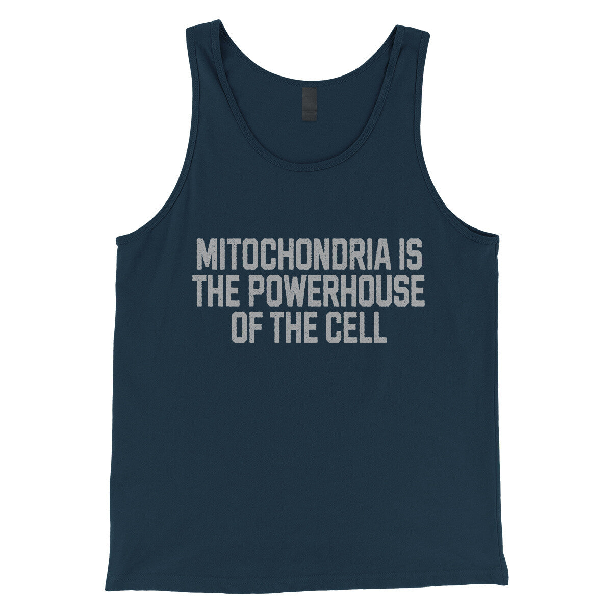 Mitochondria is the Powerhouse of the Cell in Navy Color