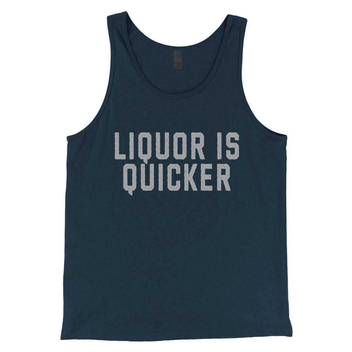 Liquor is Quicker in Navy Color