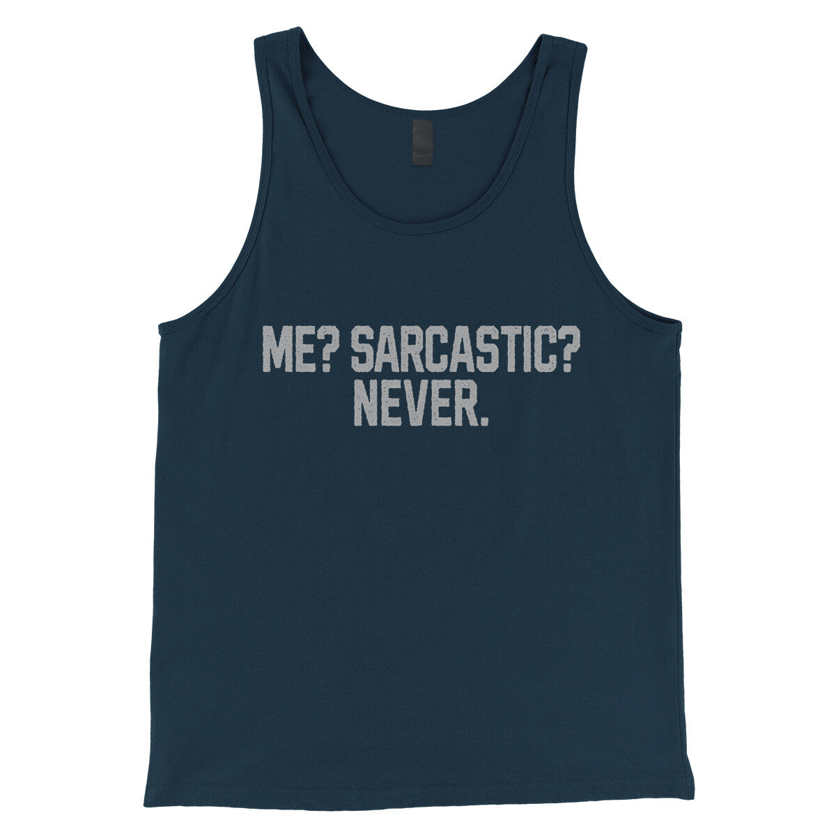 Me Sarcastic Never in Navy Color