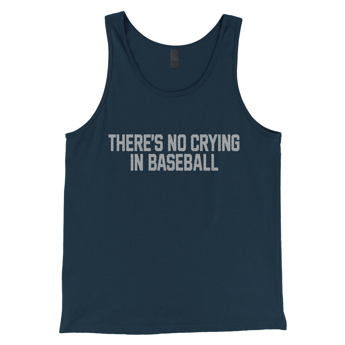 There's No Crying in Baseball in Navy Color