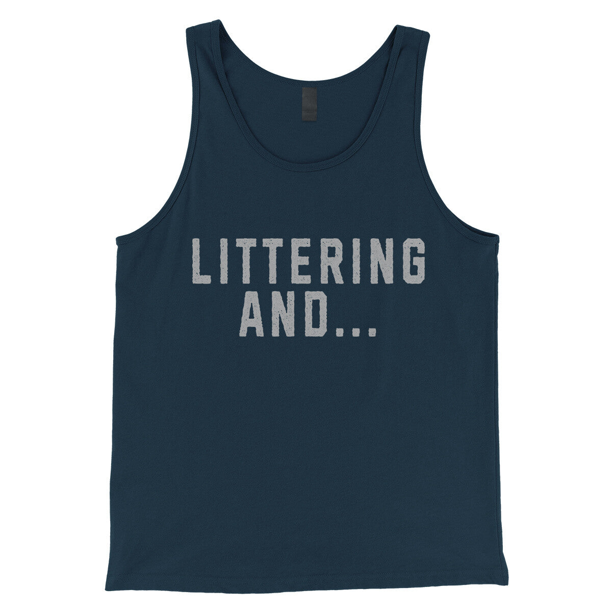 Littering And in Navy Color