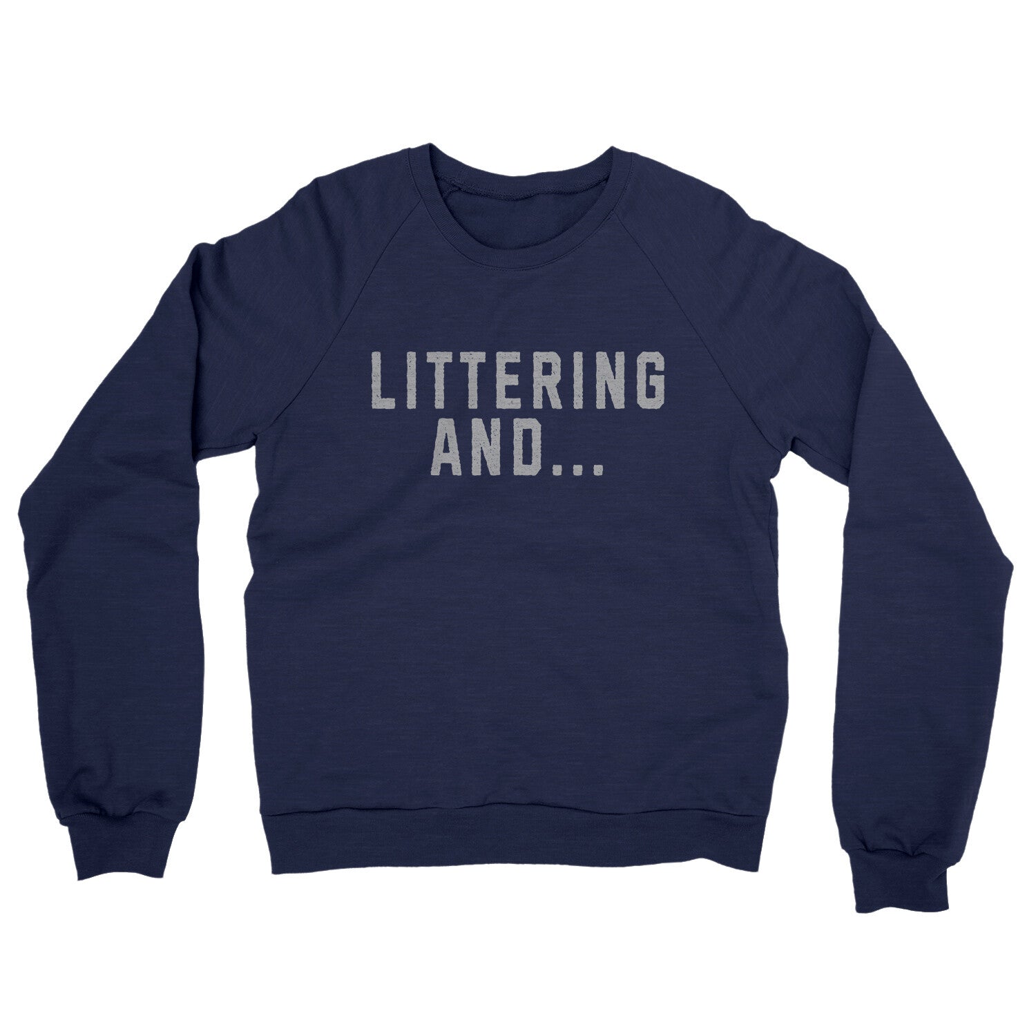 Littering And in Navy Color