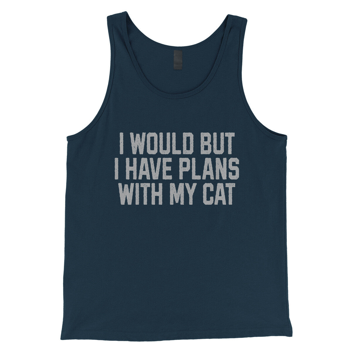 I Would but I Have Plans with My Cat in Navy Color
