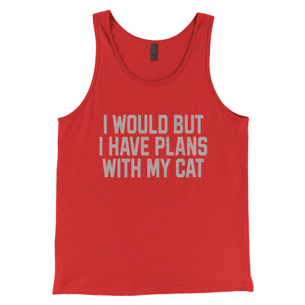 I Would but I Have Plans with My Cat in Red Color