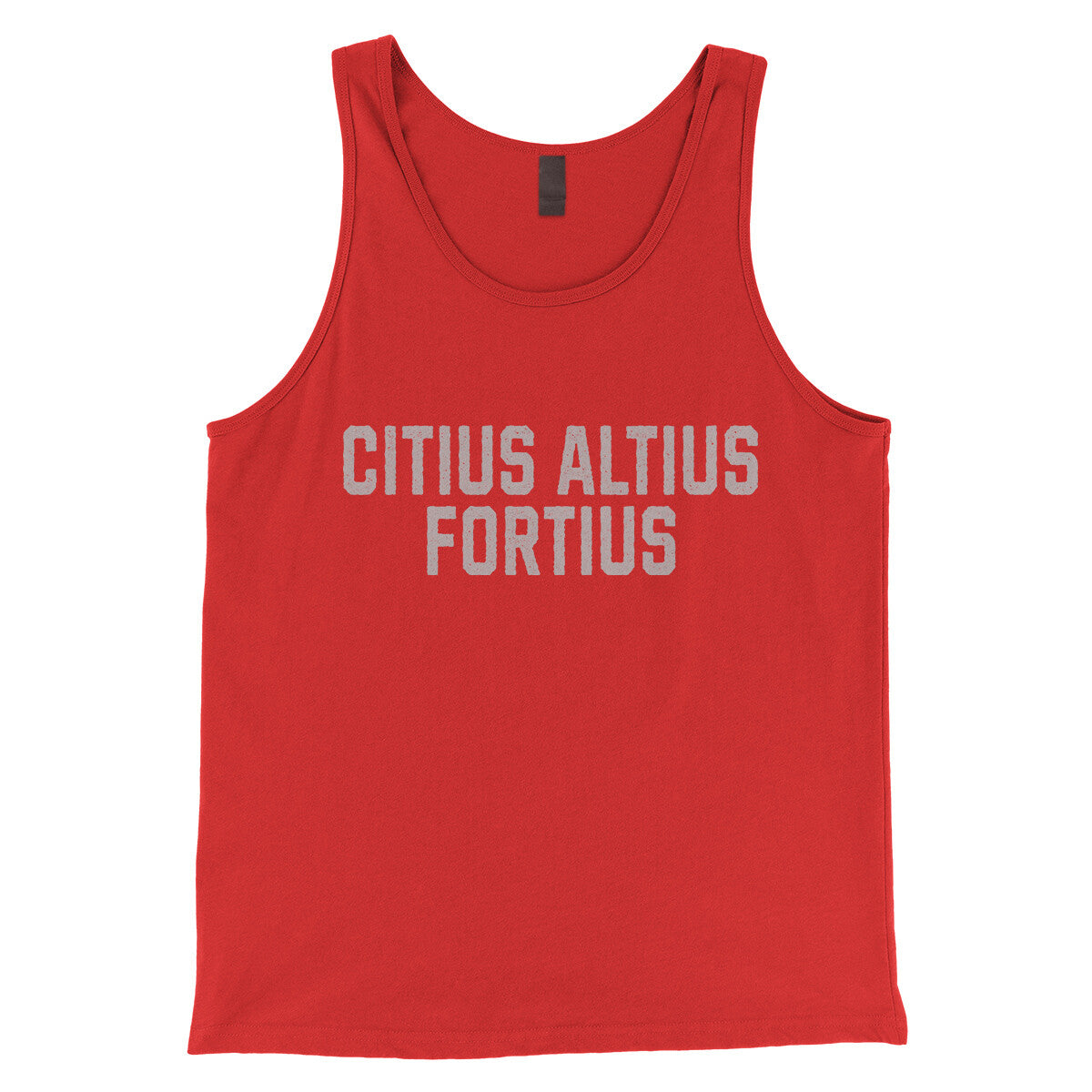 Citius Altius Fortius in Red Color