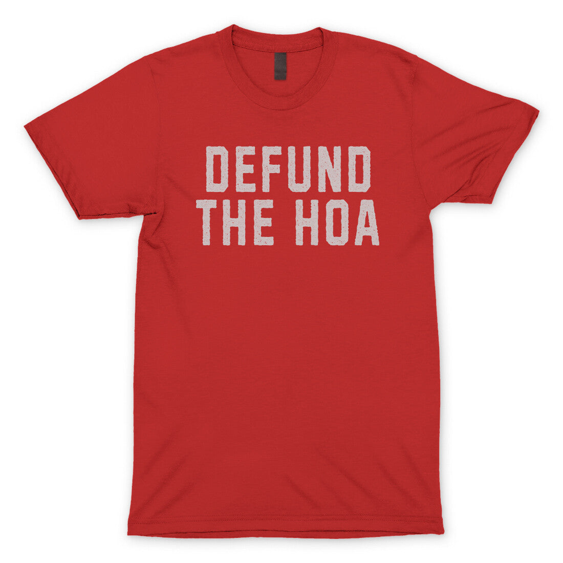 Defund the HOA in Red Color