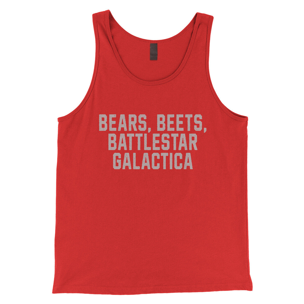 Bears Beets Battlestar Galactica in Red Color