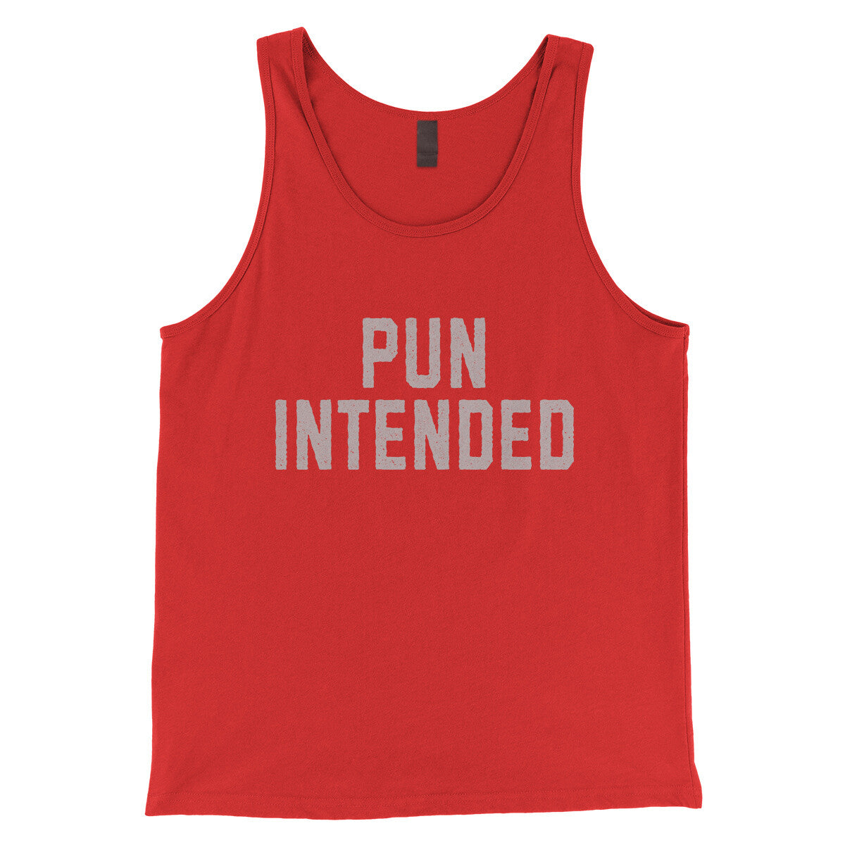 Pun Intended in Red Color