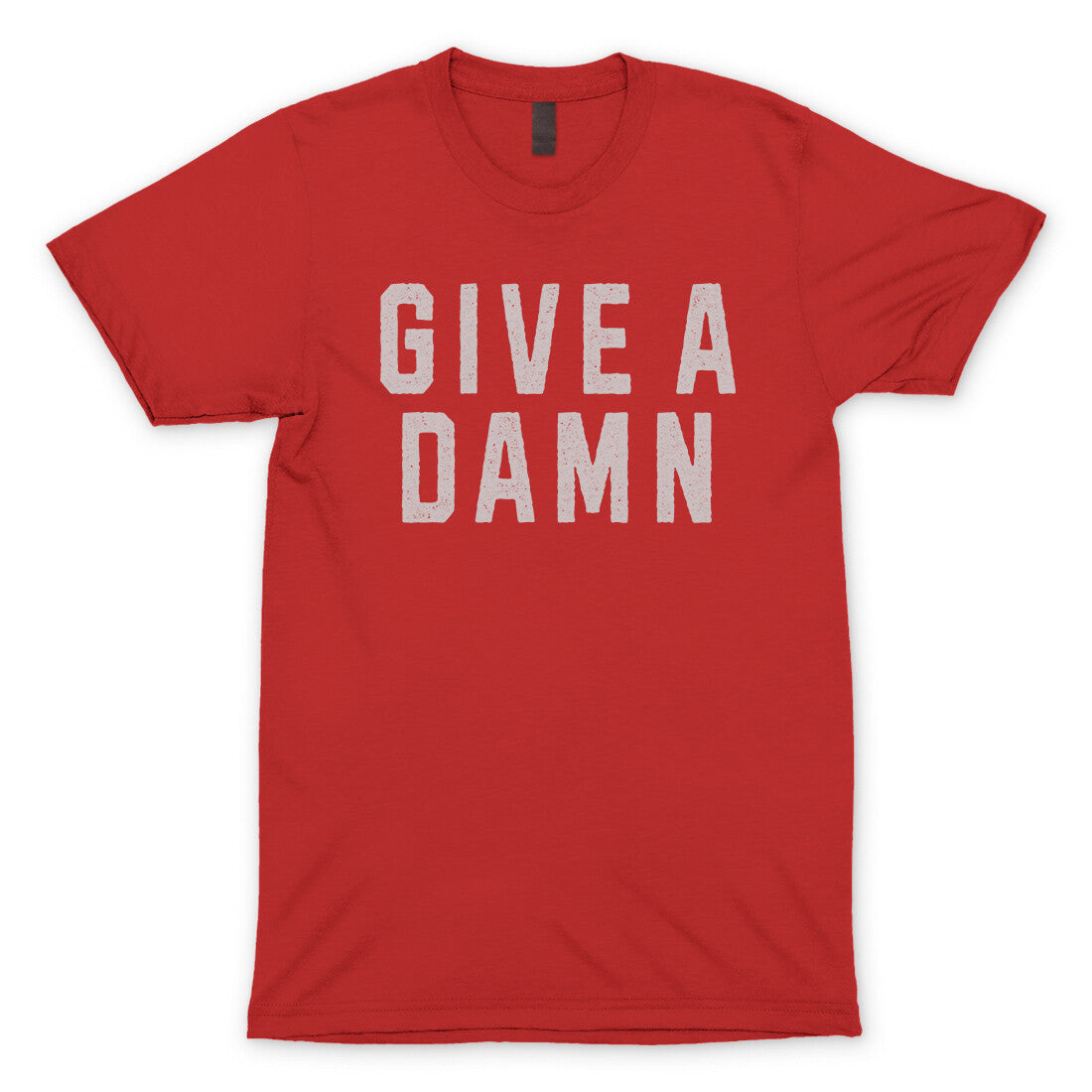 Give a Damn in Red Color