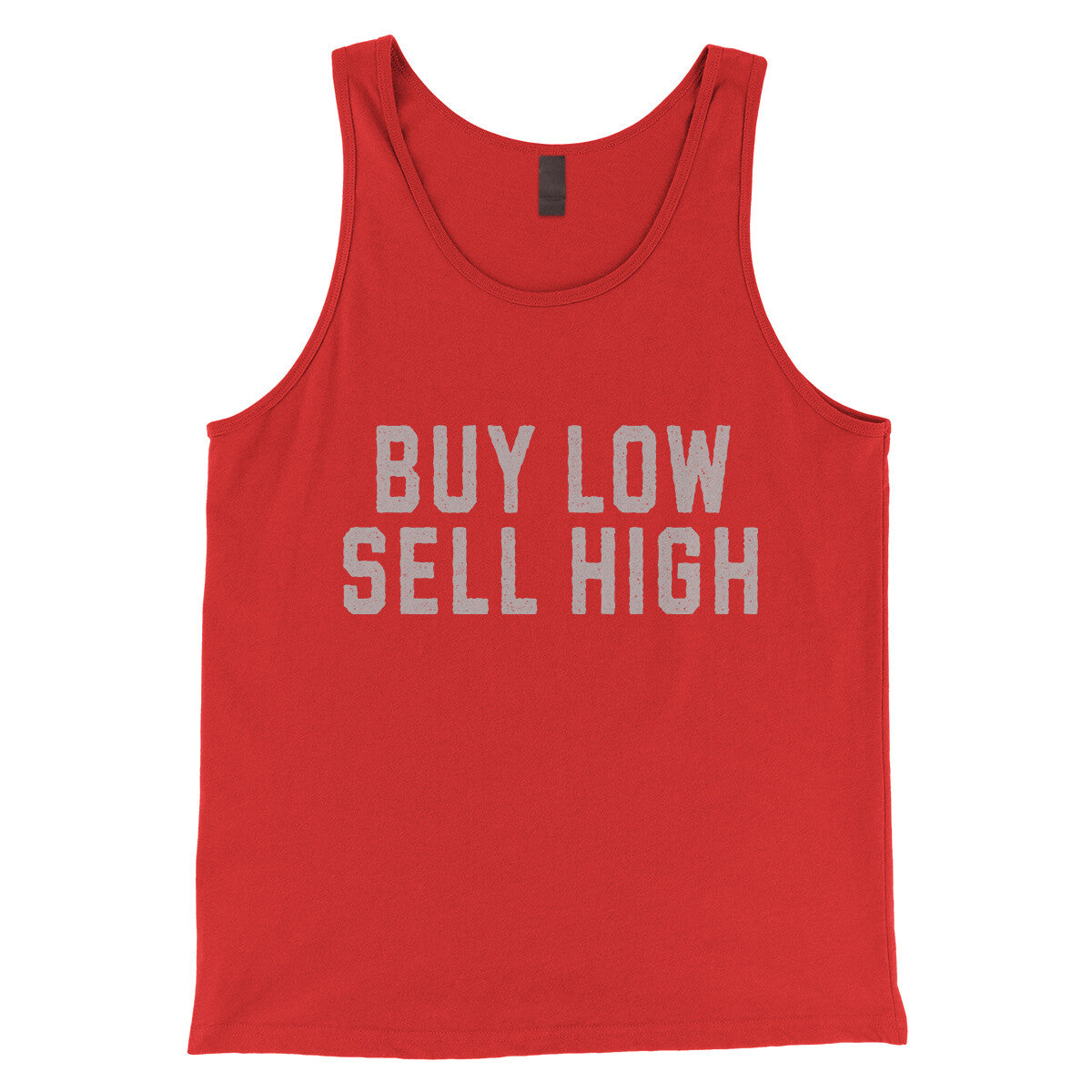 Buy Low Sell High in Red Color