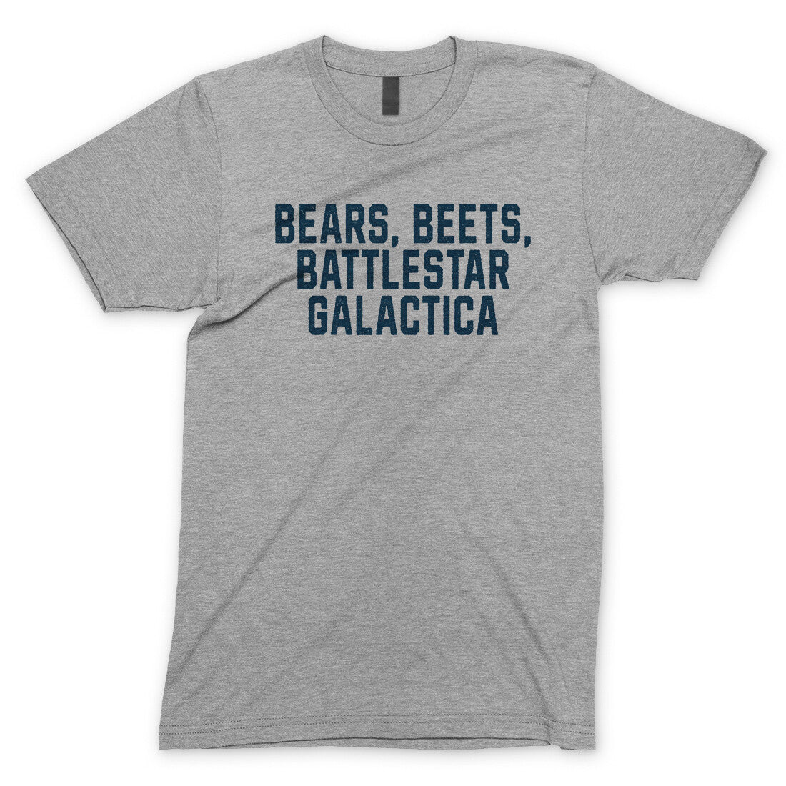 Bears Beets Battlestar Galactica in Sport Grey Color