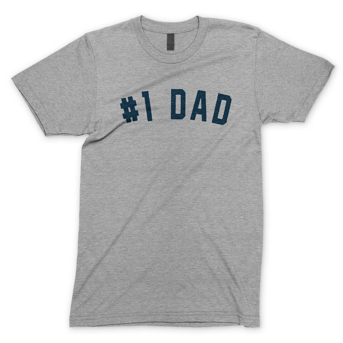 Number 1 Dad in Sport Grey Color