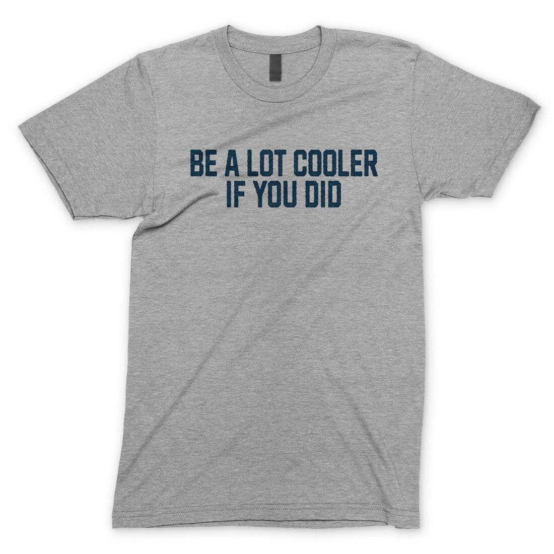 Be a Lot Cooler if you Did in Sport Grey Color