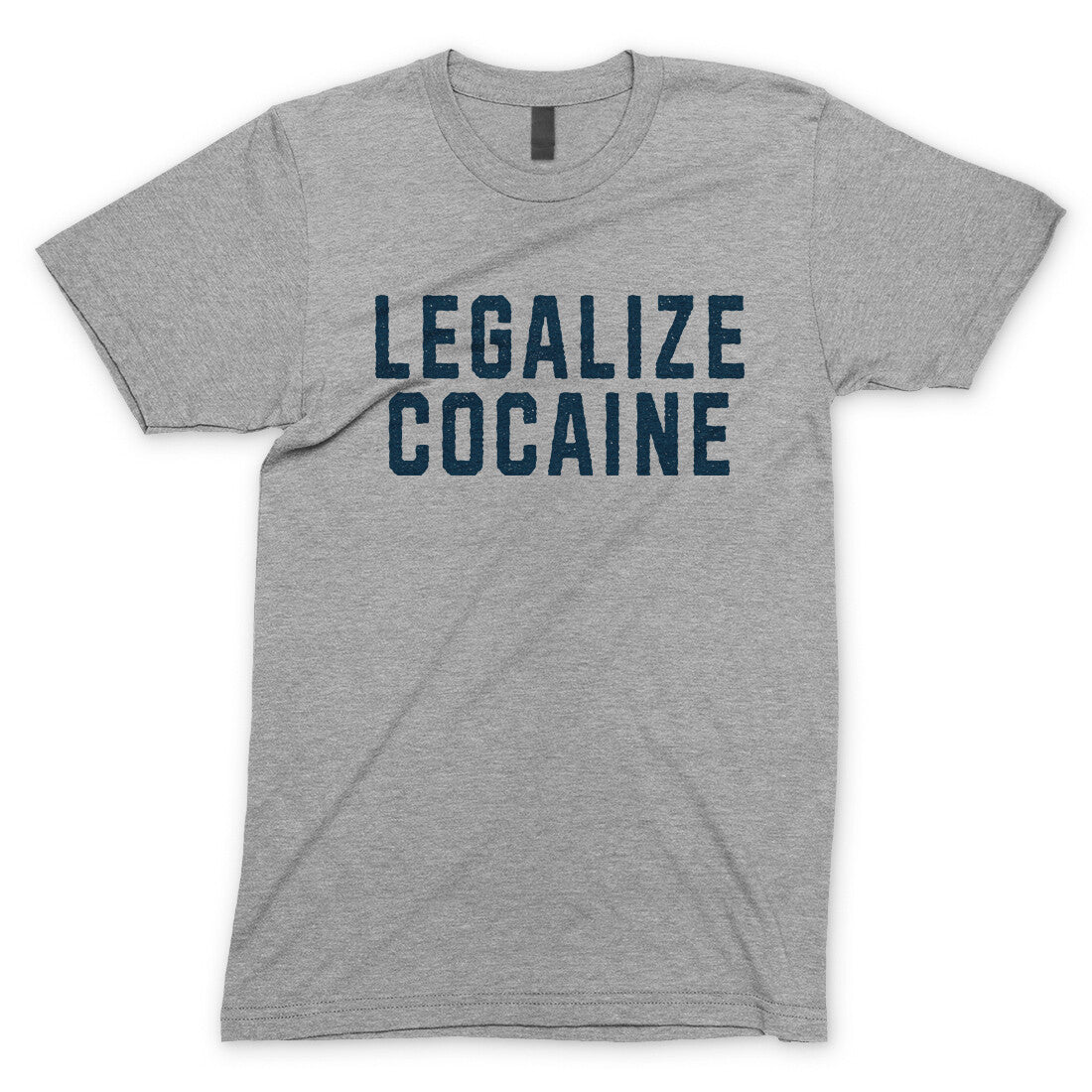 Legalize Cocaine in Sport Grey Color