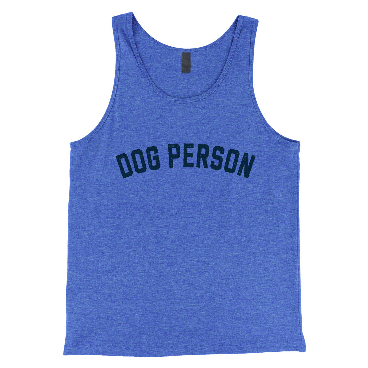 Dog Person in True Royal TriBlend Color