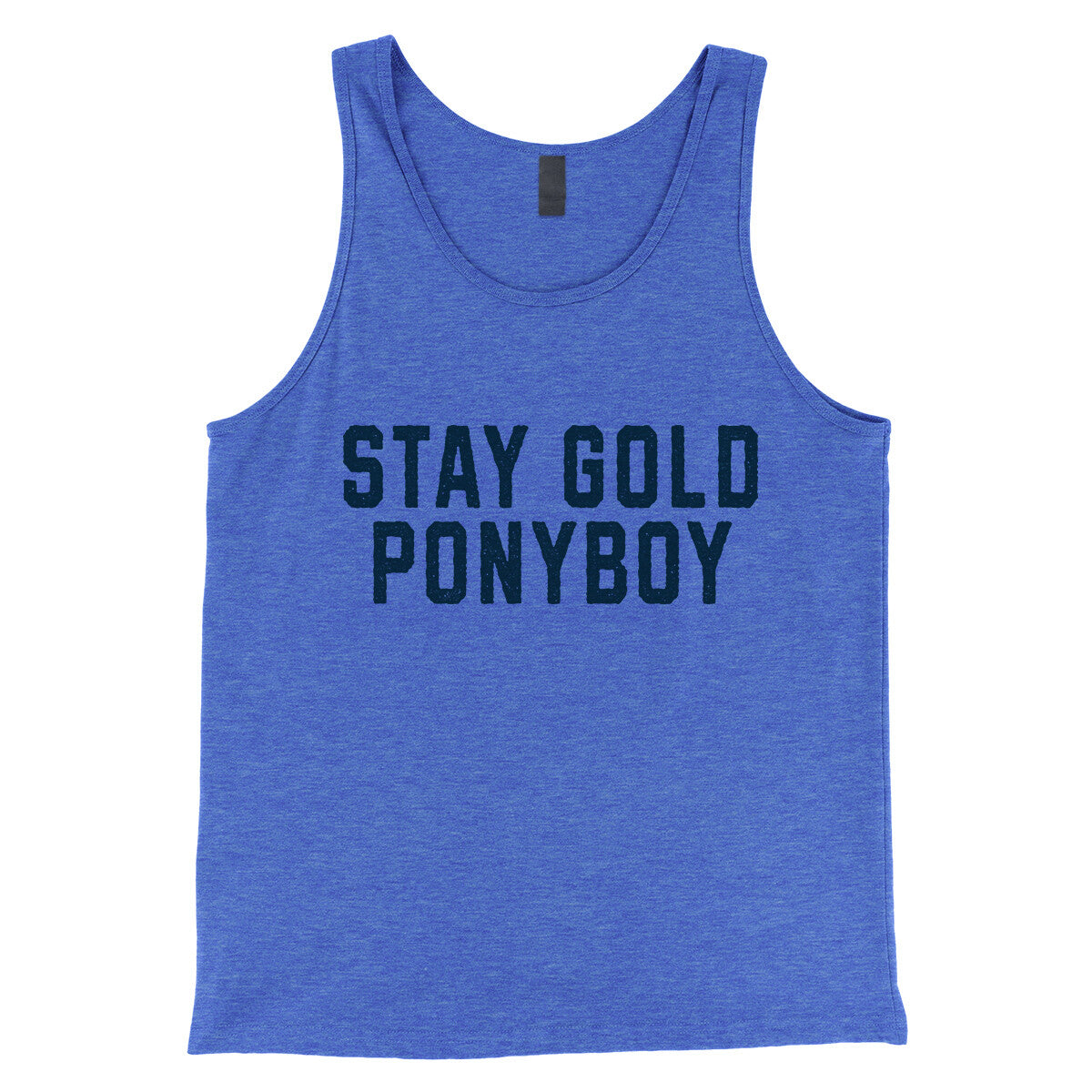 Stay Gold Ponyboy in True Royal TriBlend Color