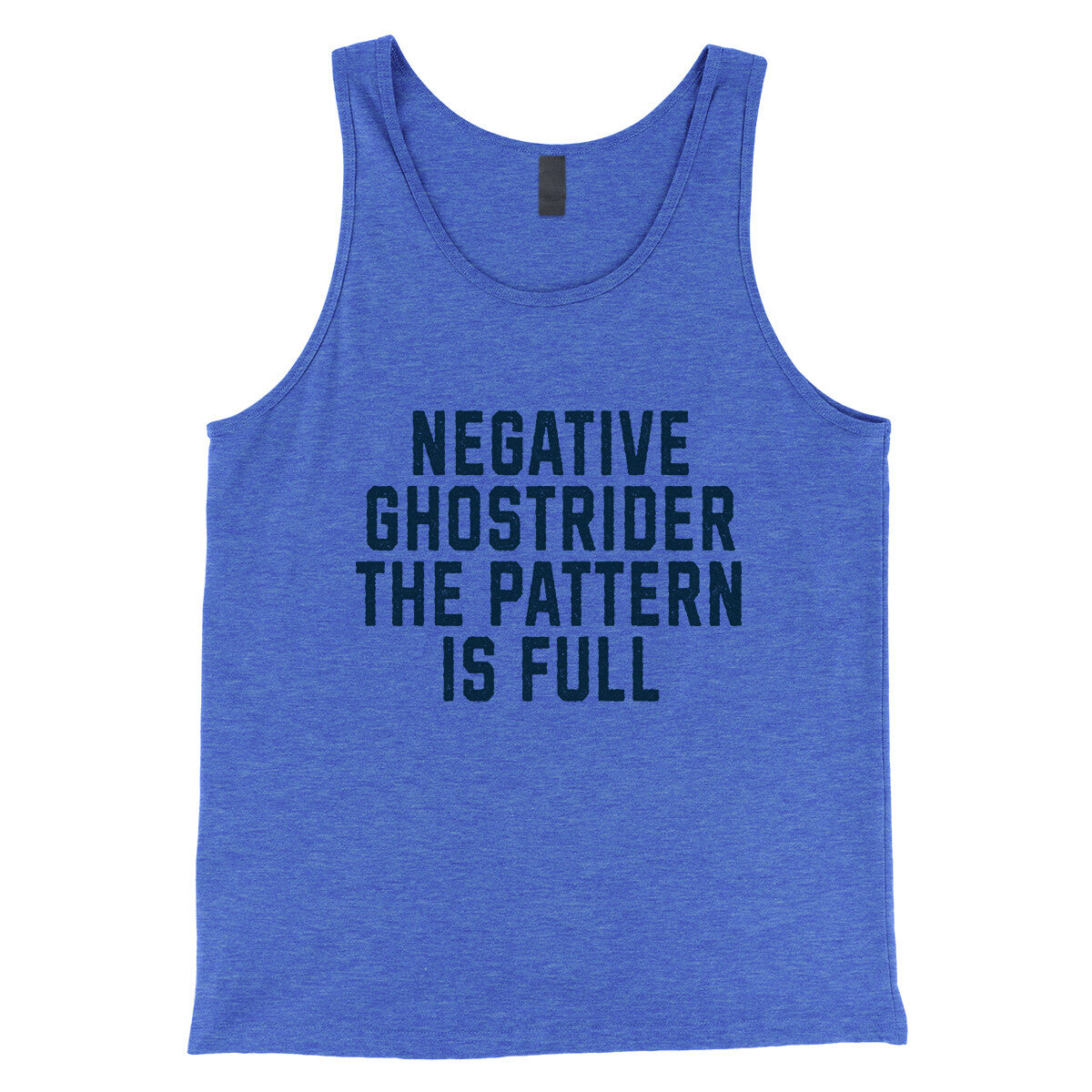 Negative Ghostrider the Pattern is Full in True Royal TriBlend Color