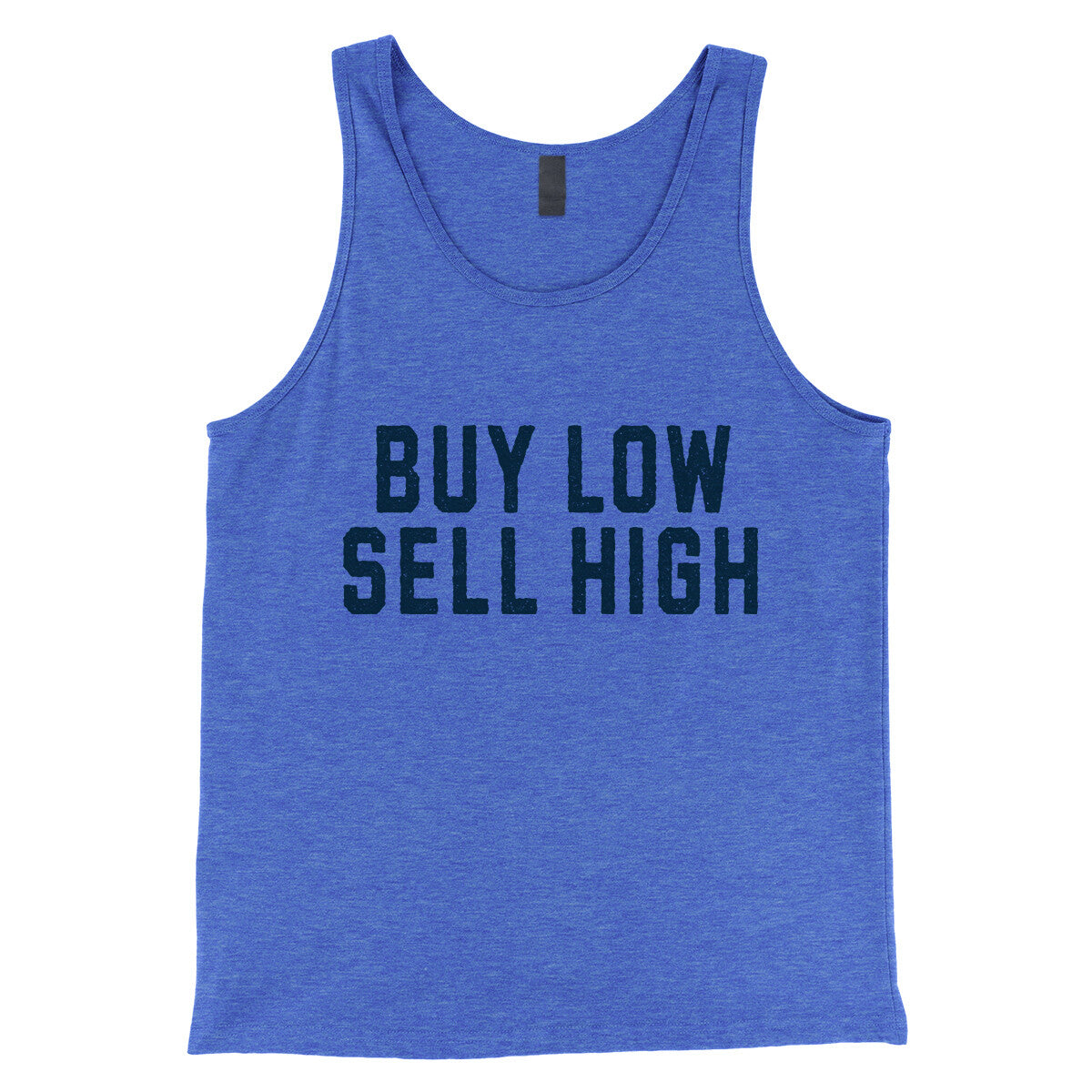 Buy Low Sell High in True Royal TriBlend Color