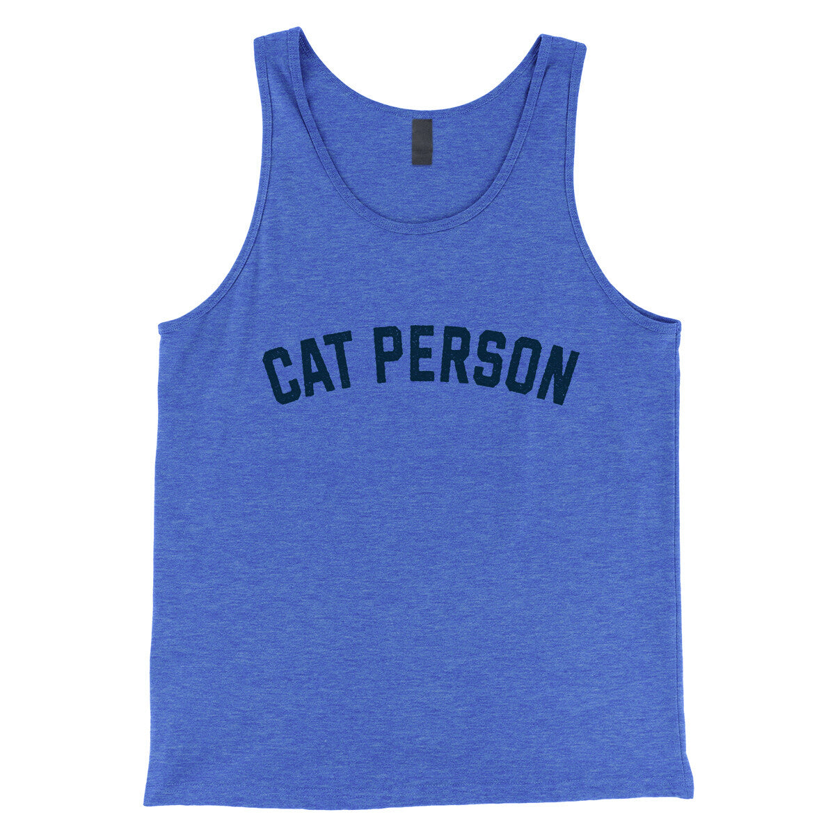 Cat Person in True Royal TriBlend Color