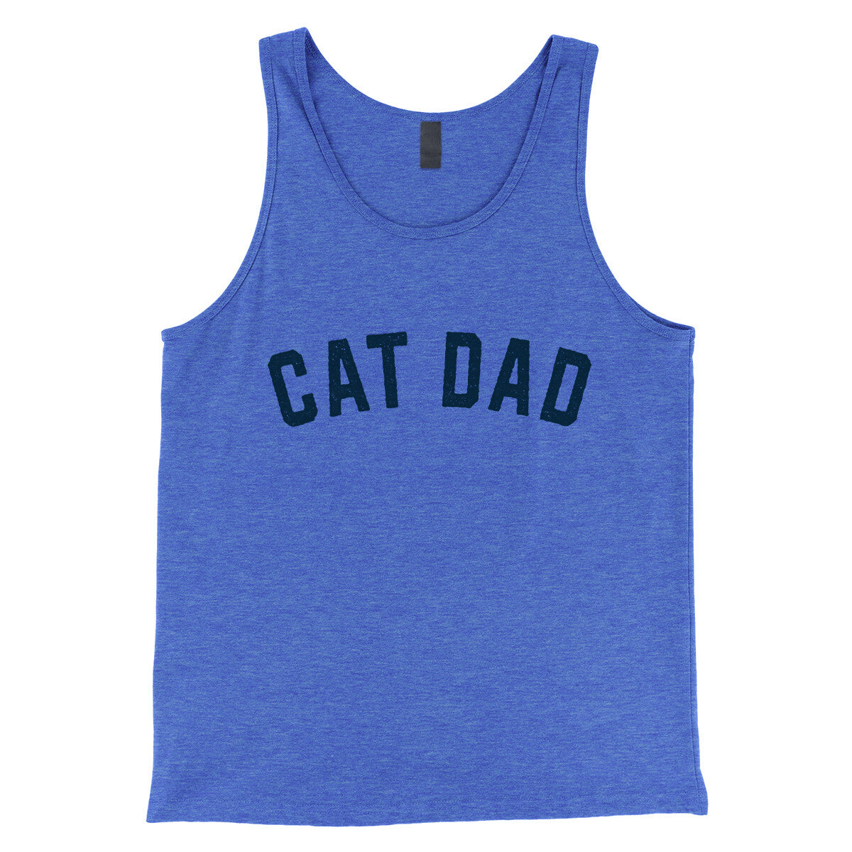 Cat Dad in True Royal TriBlend Color
