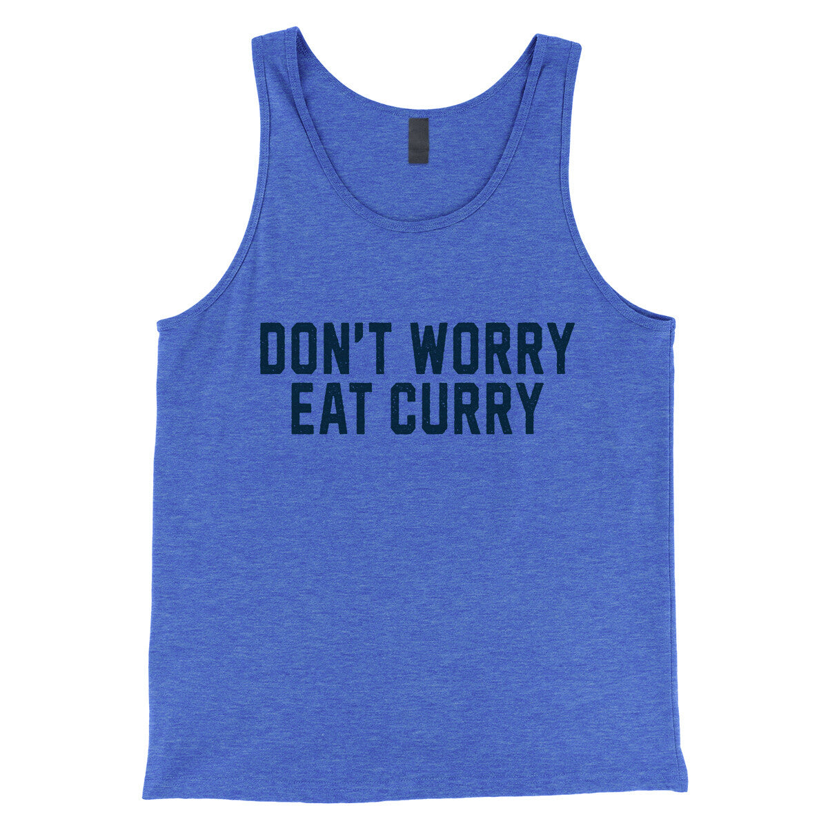 Don't Worry Eat Curry in True Royal TriBlend Color
