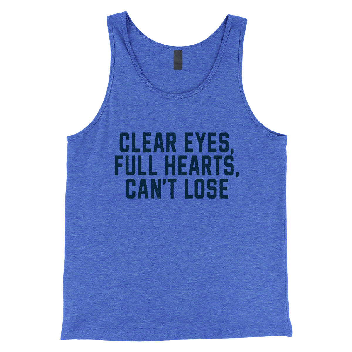 Clear Eyes Full Hearts Can't Lose in True Royal TriBlend Color