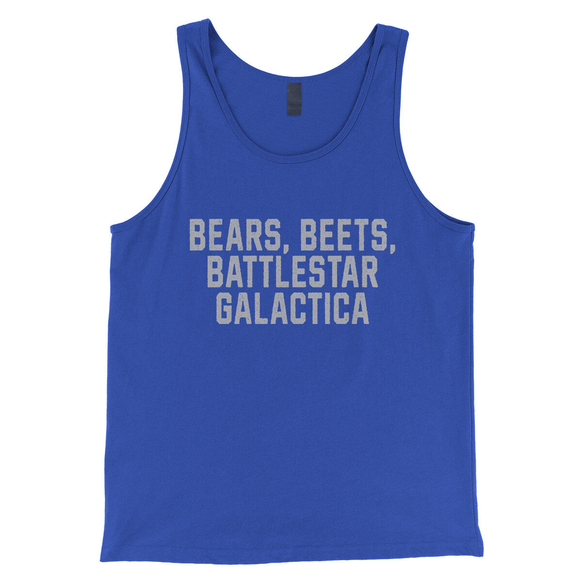 Bears Beets Battlestar Galactica in True Royal Color