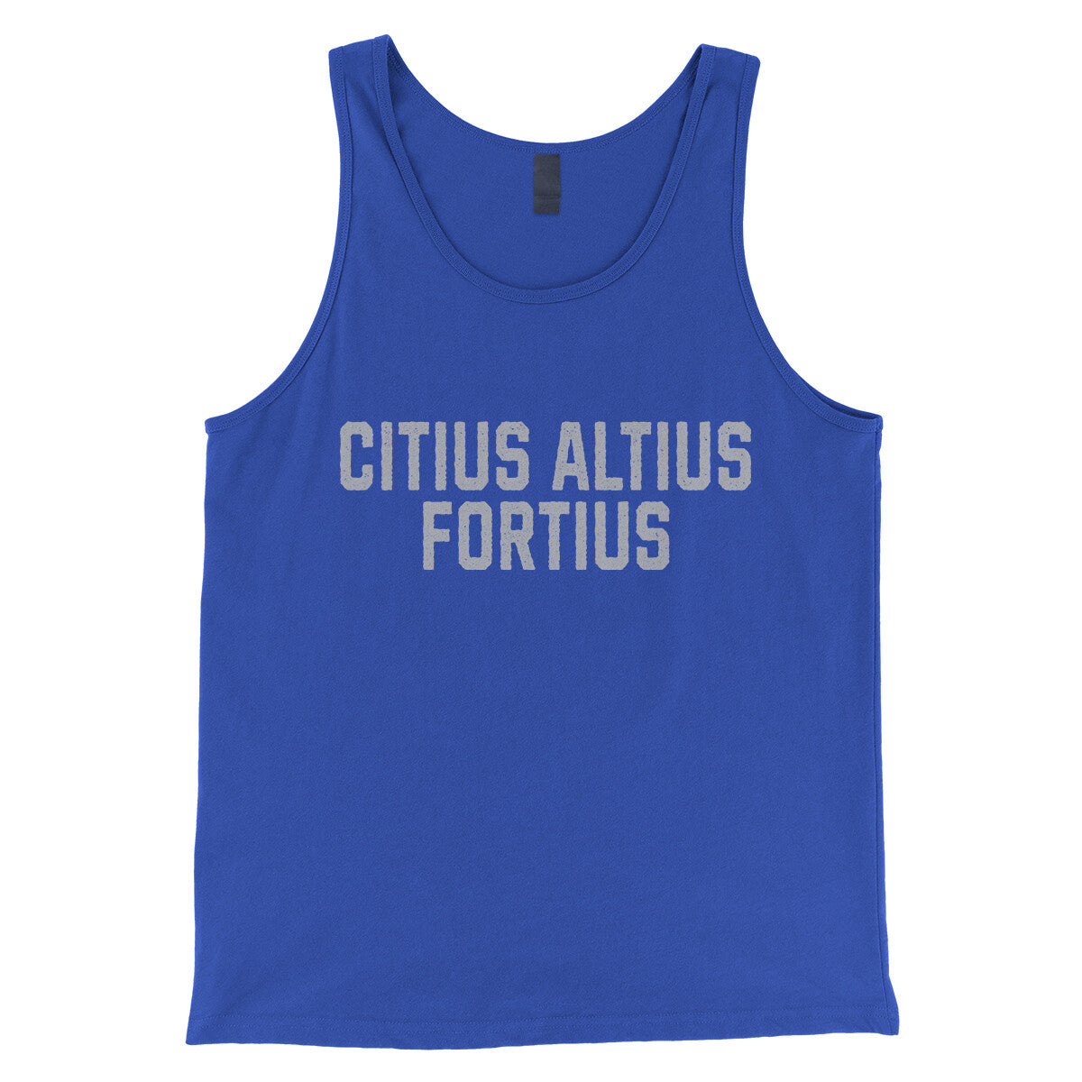 Citius Altius Fortius in True Royal Color