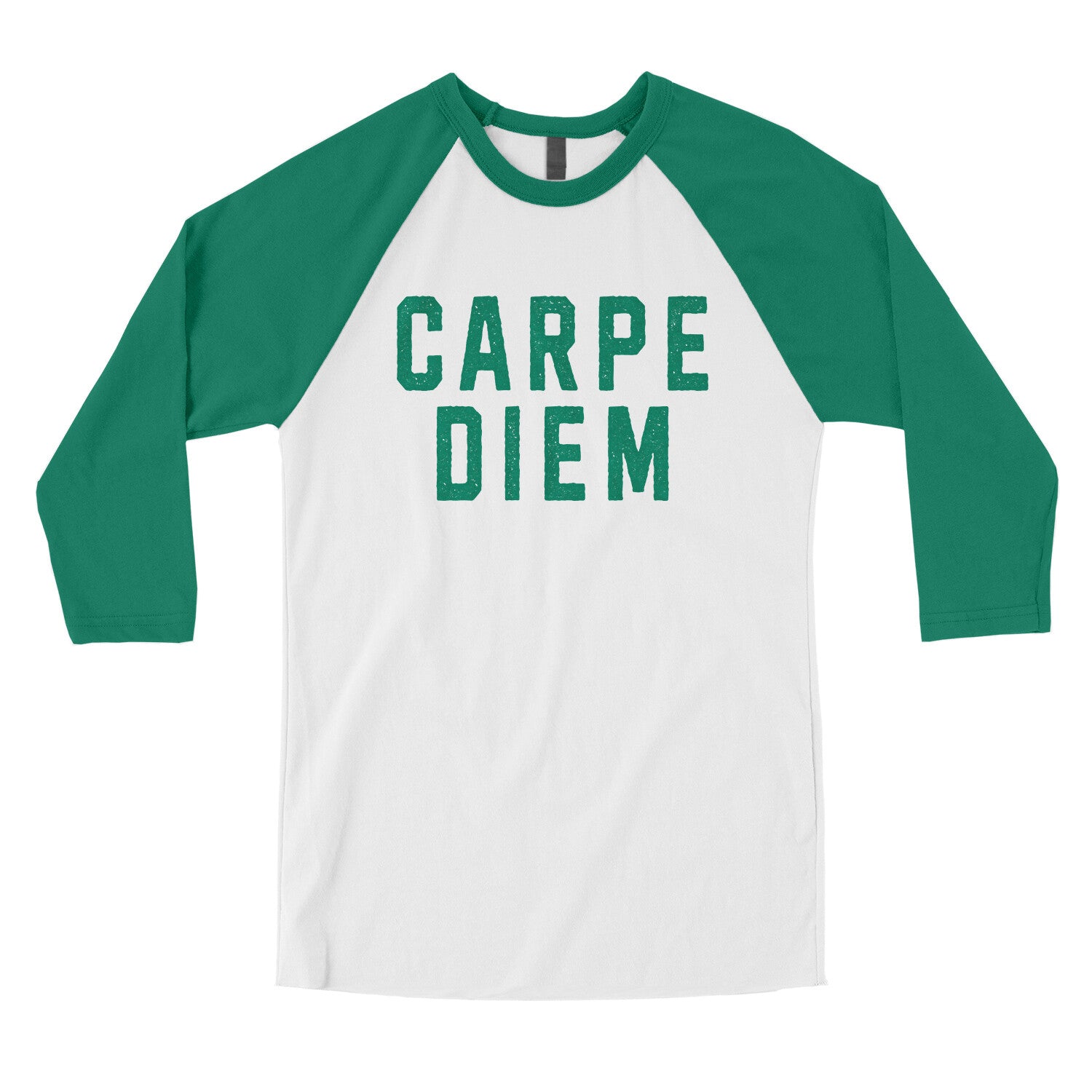 Carpe Diem in White with Kelly Color