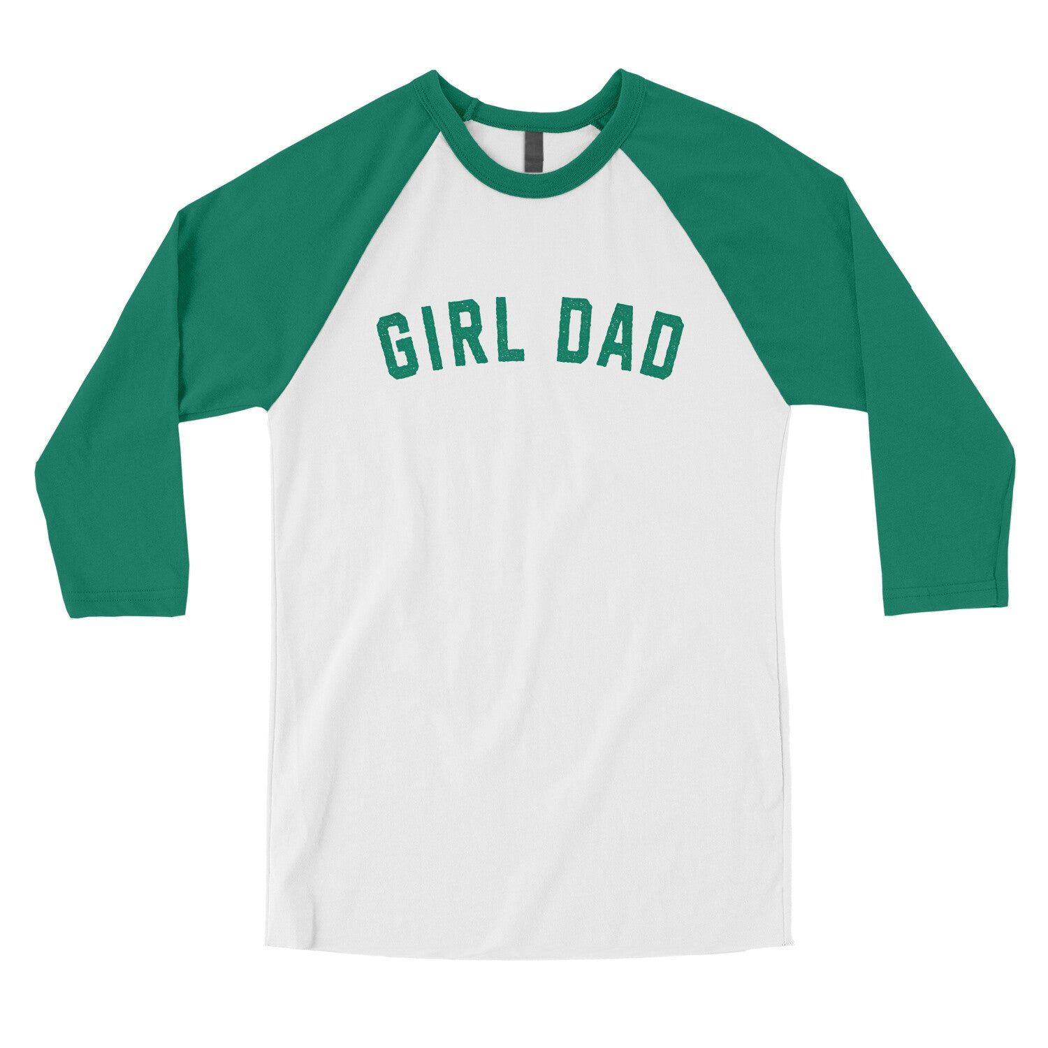 Girl Dad in White with Kelly Color