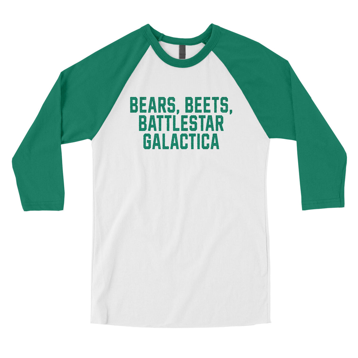 Bears Beets Battlestar Galactica in White with Kelly Color