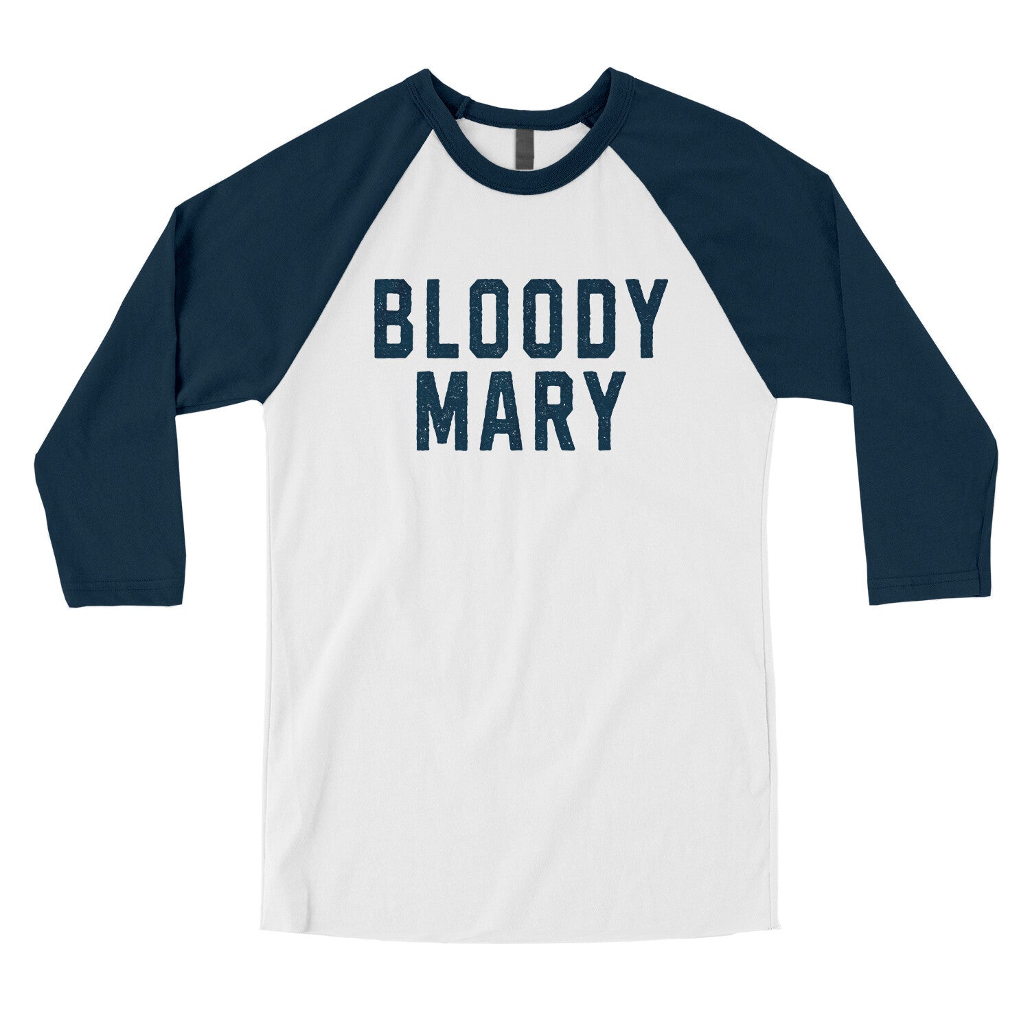 Bloody Mary in White with Navy Color