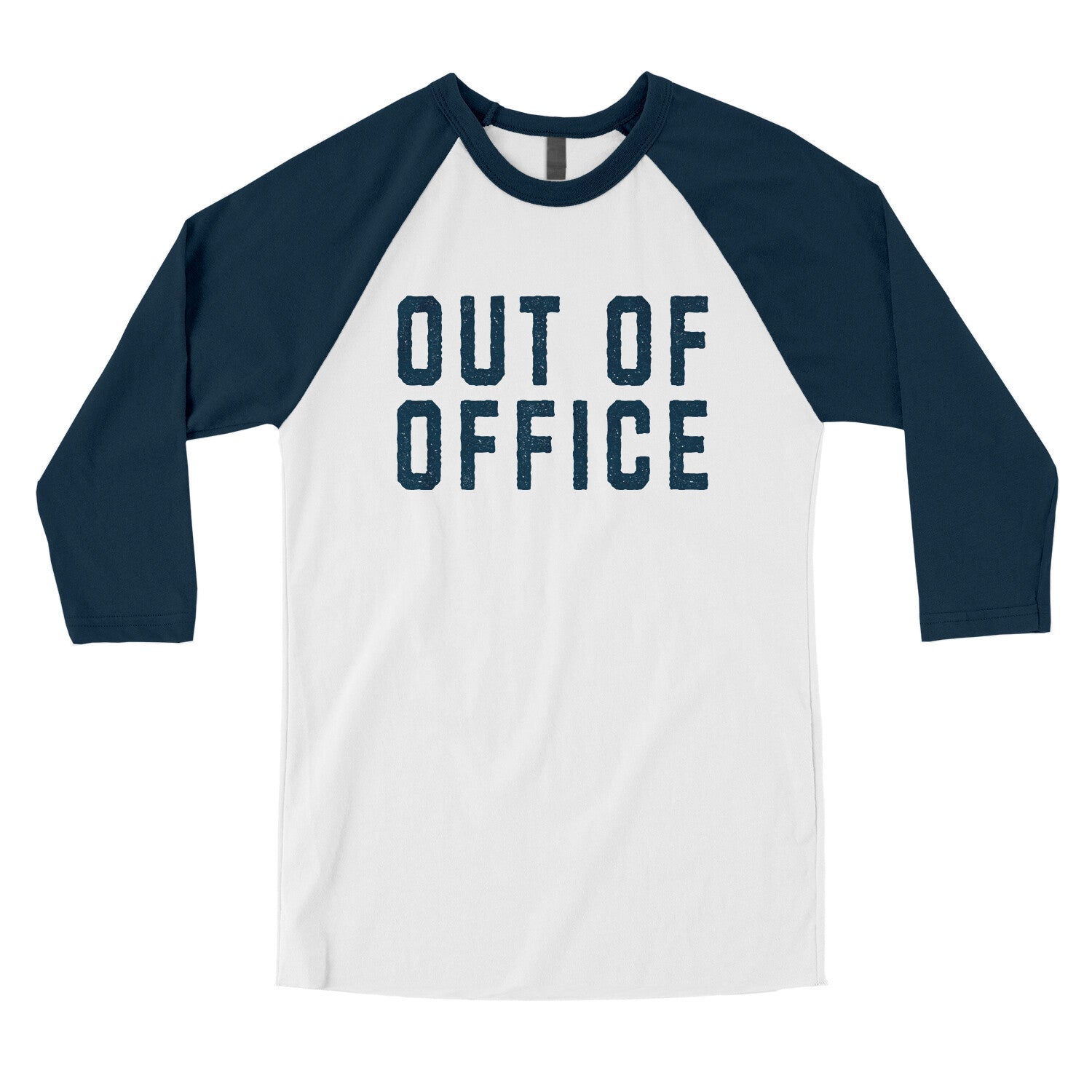 Out of Office in White with Navy Color