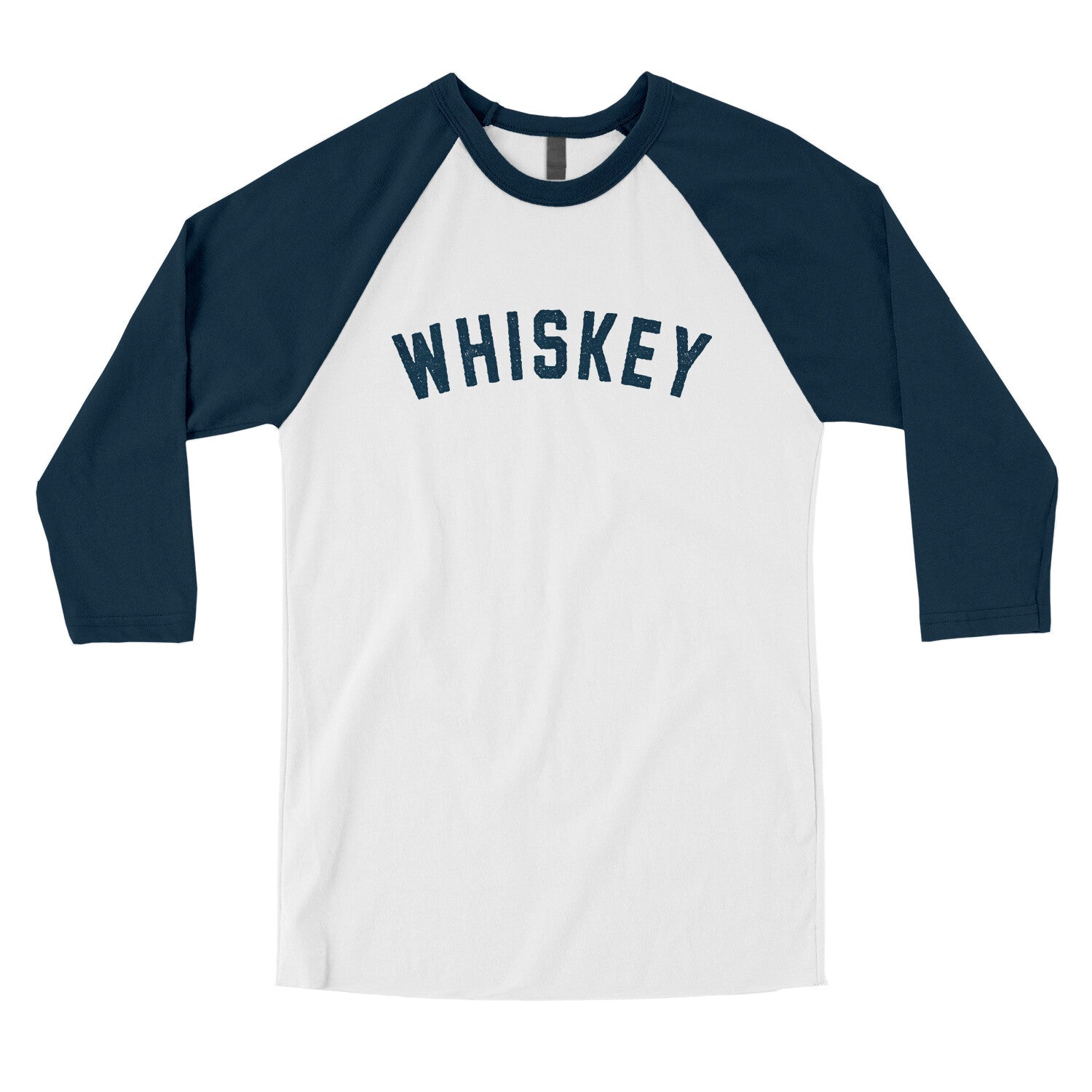 Whiskey in White with Navy Color