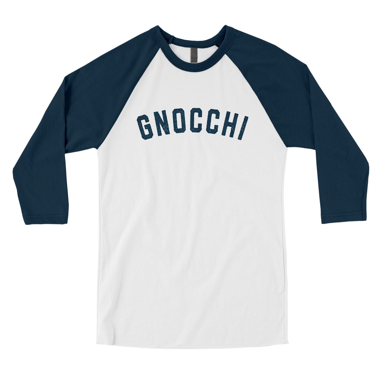 Gnocchi in White with Navy Color