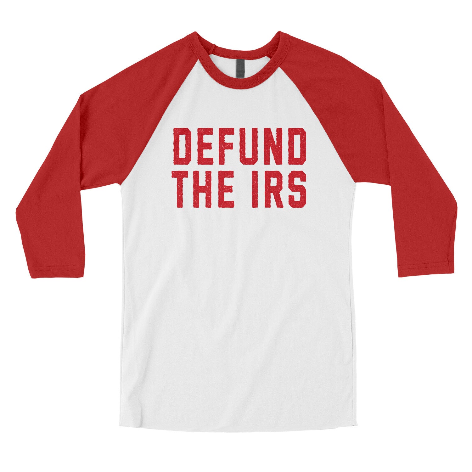 Defund the IRS in White with Red Color