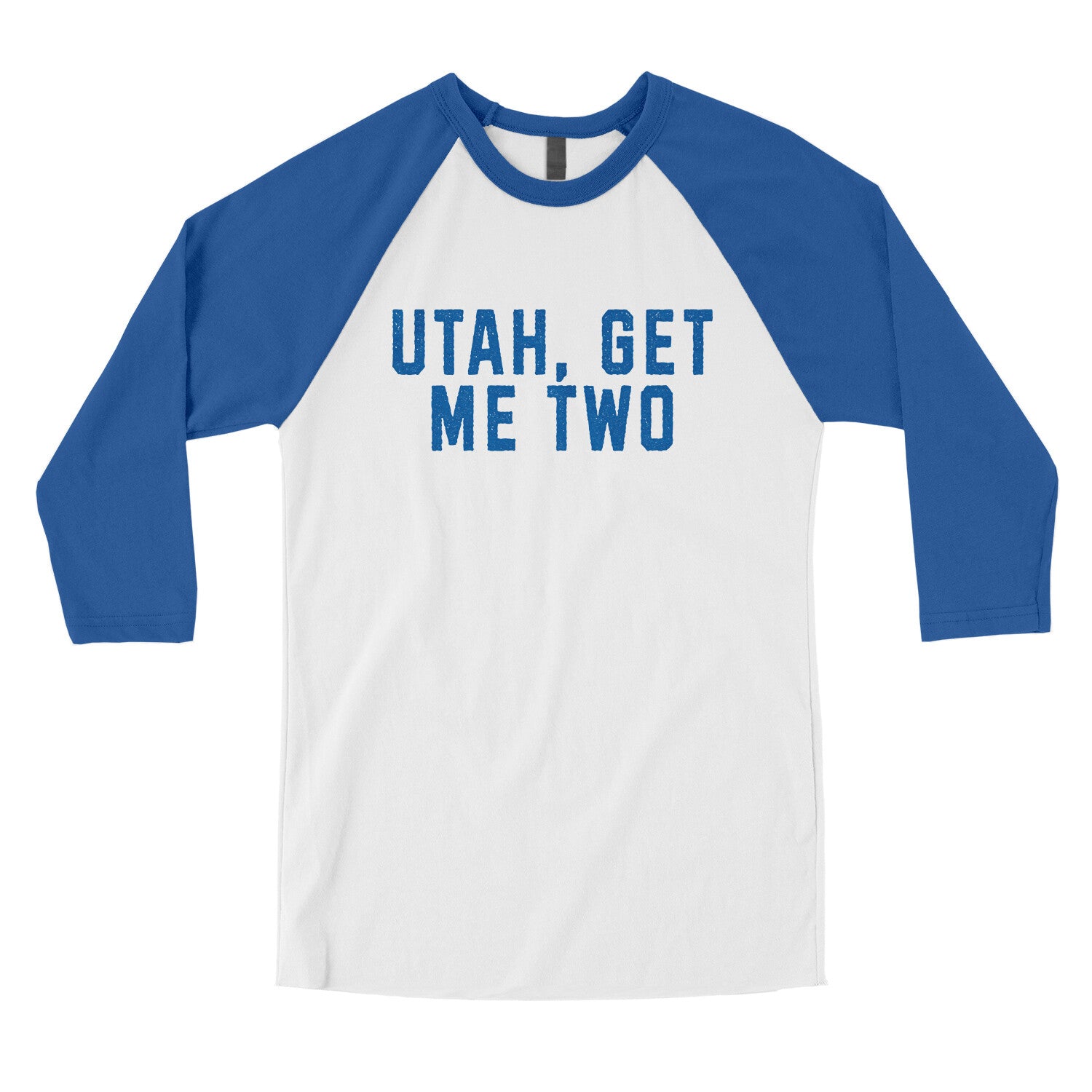 Utah Get me Two in White with True Royal Color