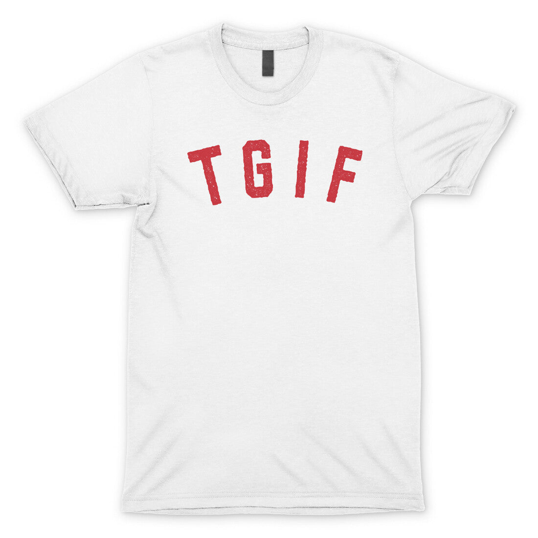 TGIF in White Color