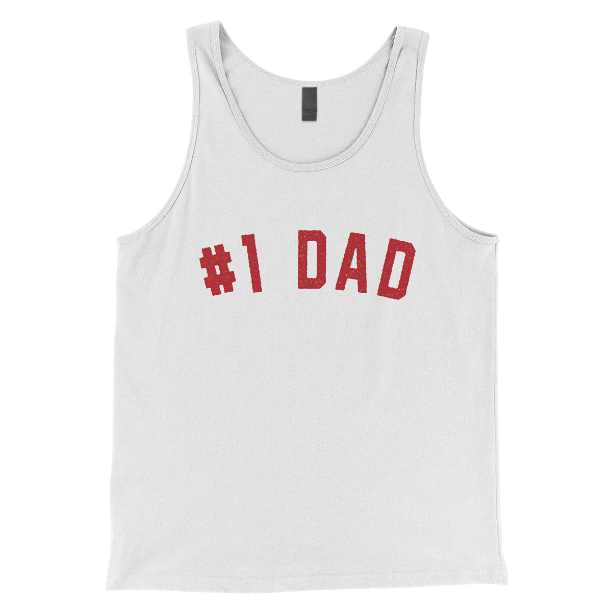 Number 1 Dad in White Color