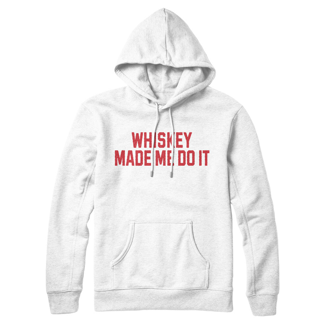 Whiskey Made Me Do It in White Color
