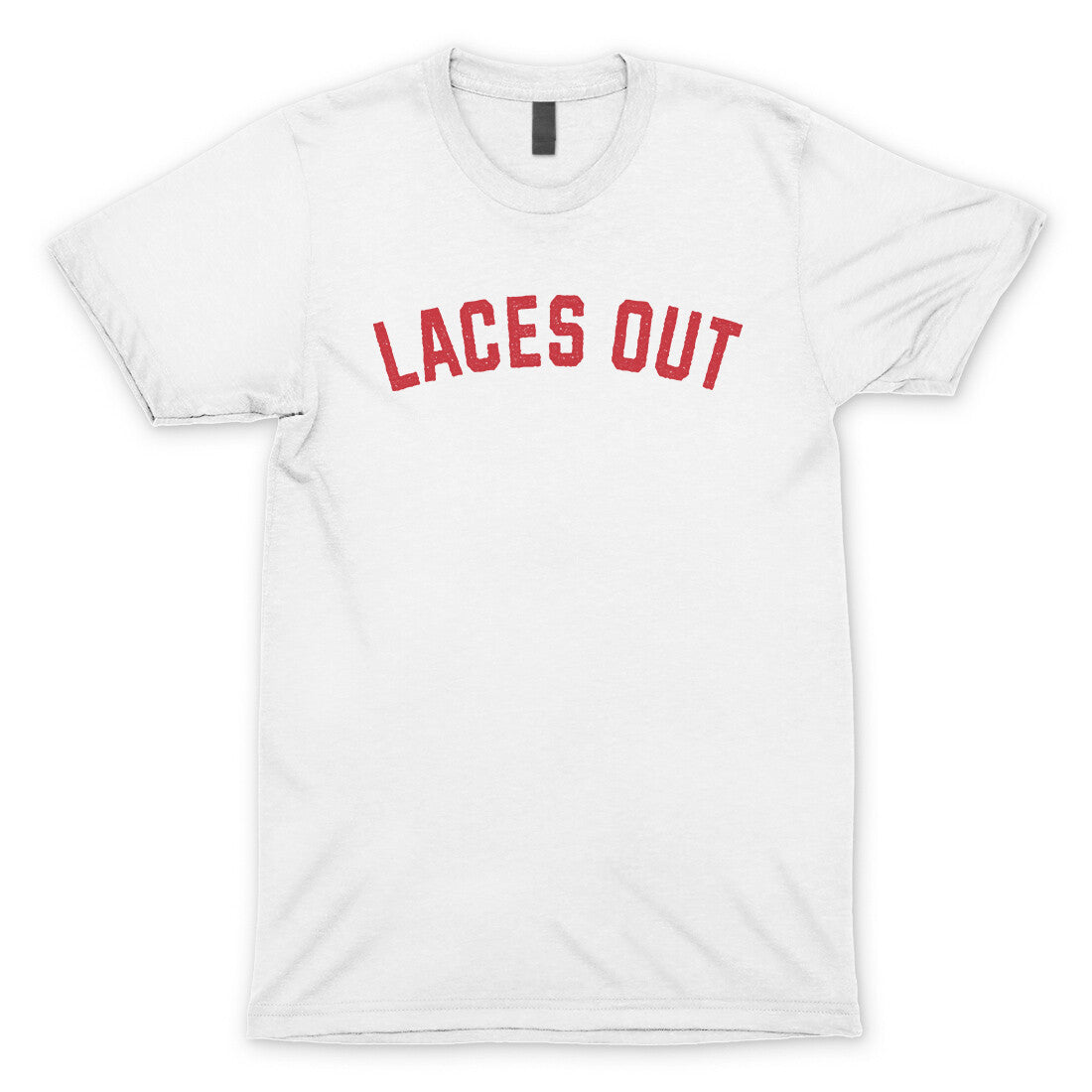 Laces Out in White Color