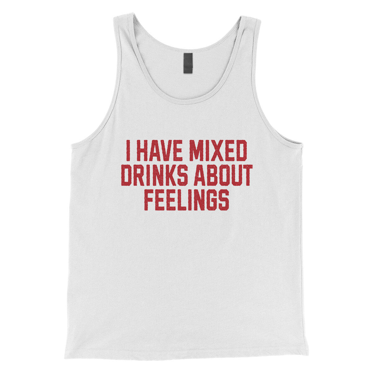 I Have Mixed Drinks about Feelings in White Color